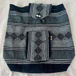 Black and White Woven Bag Never Used